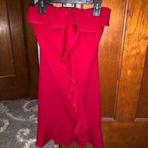 Lulu’s Strapless Mini Dress